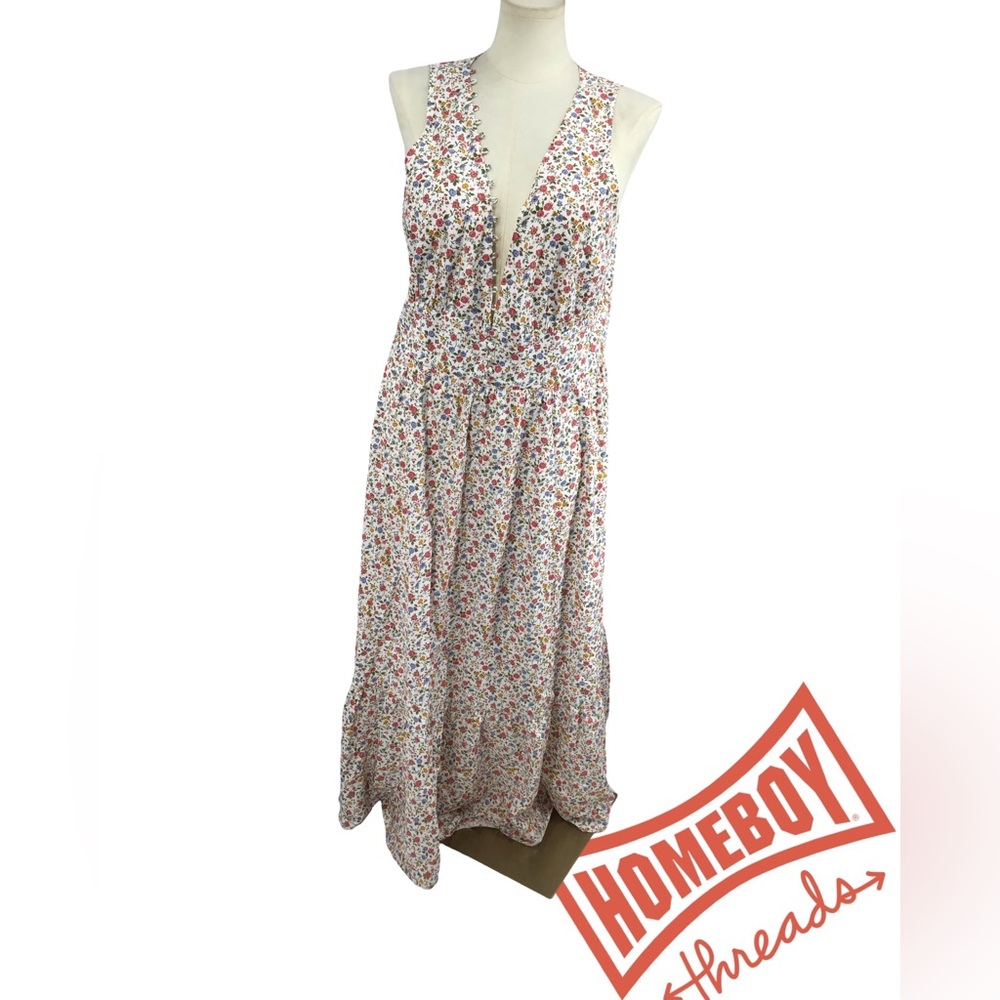 Reformation Multicolor Floral Maxi Dress